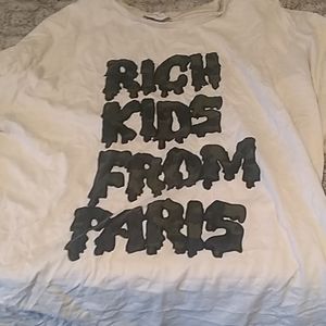 Rich kids f on Paris t-shirt